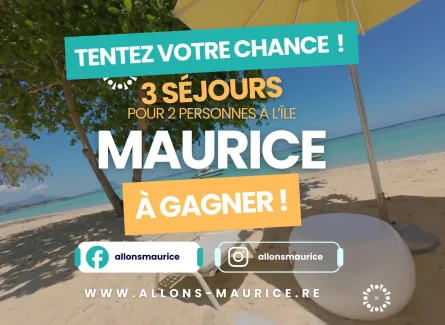 Tentez votre chance pour gagner 3 séjours à l’Île Maurice !